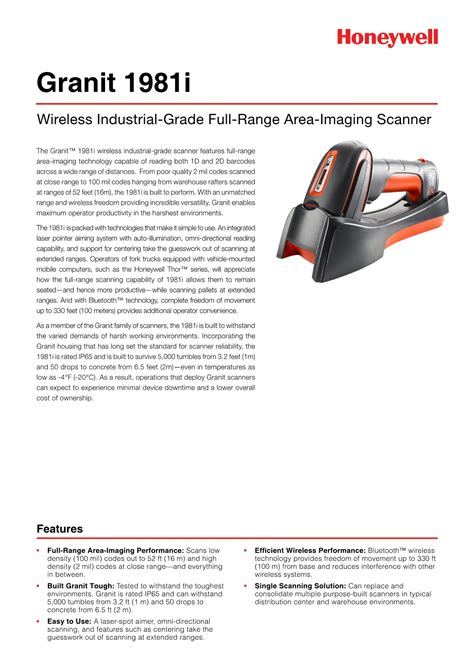 1981ifr-3|Granit 1981i Industrial Scanner Data Sheet .